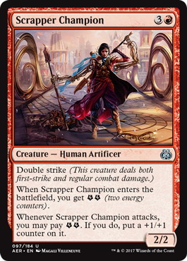【ENG】《屑鉄会の勇者/Scrapper Champion》[AER]