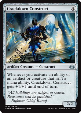 【ENG】【Foil】《弾圧する構築物/Crackdown Construct》[AER]
