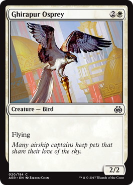 【ENG】《ギラプールのミサゴ/Ghirapur Osprey》[AER]