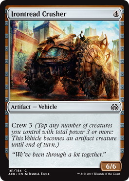 【ENG】【Foil】《鉄装破壊車/Irontread Crusher》[AER]