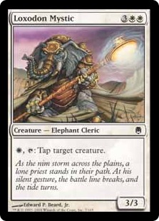 【ENG】【Foil】《ロクソドンの神秘家/Loxodon Mystic》[DST]
