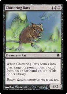 【ENG】【Foil】《騒がしいネズミ/Chittering Rats》[DST]