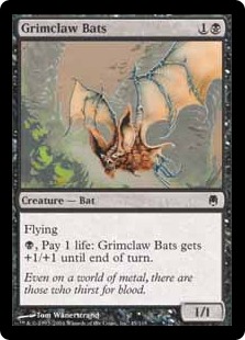 【ENG】《薄黒爪のコウモリ/Grimclaw Bats》[DST]