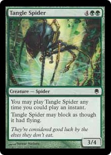 【ENG】【Foil】《絡み森の蜘蛛/Tangle Spider》[DST]