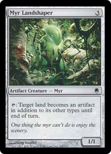 【ENG】【Foil】《マイアの土地刻み/Myr Landshaper》[DST]