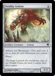 【ENG】【Foil】《オキシダのゴーレム/Oxidda Golem》[DST]