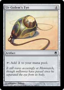 【ENG】【Foil】《ウル＝ゴーレムの目/Ur-Golem's Eye》[DST]