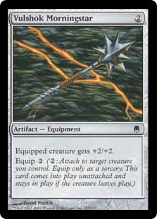 【ENG】【Foil】《ヴァルショクの鉄球/Vulshok Morningstar》[DST]