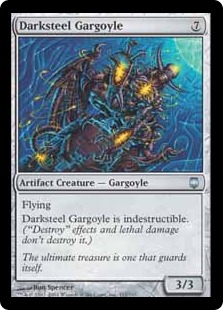 【ENG】《ダークスティールのガーゴイル/Darksteel Gargoyle》[DST]