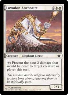 【ENG】【Foil】《ロクソドンの世捨て人/Loxodon Anchorite》[5DN]