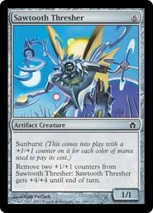 【ENG】【Foil】《鋸歯の尾長獣/Sawtooth Thresher》[5DN]