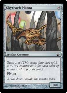 【ENG】【Foil】《空に届くマンタ/Skyreach Manta》[5DN]