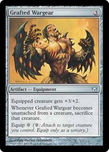 【ENG】【Foil】《融合する武具/Grafted Wargear》[5DN]