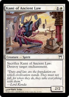 【ENG】【Foil】《古の法の神/Kami of Ancient Law》[CHK]