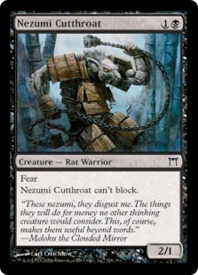 【ENG】【Foil】《鼠の殺し屋/Nezumi Cutthroat》[CHK]