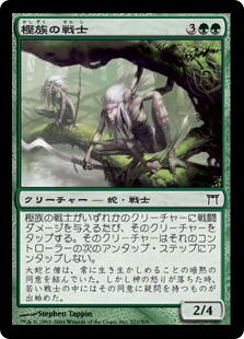 【JPN】【Foil】《樫族の戦士/Kashi-Tribe Warriors》[CHK]
