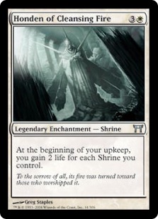 【ENG】【Foil】《浄火の本殿/Honden of Cleansing Fire》[CHK]