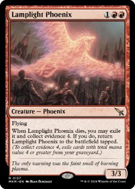 【ENG】《ランプ光のフェニックス/Lamplight Phoenix》[MKM]