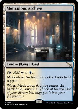 【ENG】【Foil】《行き届いた書庫/Meticulous Archive》[MKM]