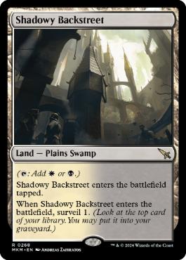 【ENG】【Foil】《薄暗い裏通り/Shadowy Backstreet》[MKM]