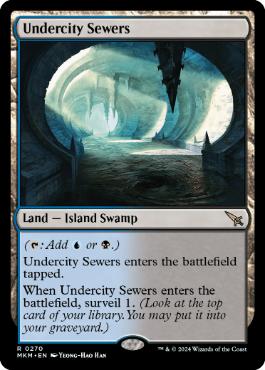 【ENG】【Foil】《地底街の下水道/Undercity Sewers》[MKM]