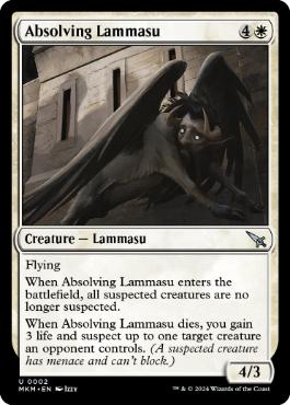 【ENG】《赦免するラマスー/Absolving Lammasu》[MKM]