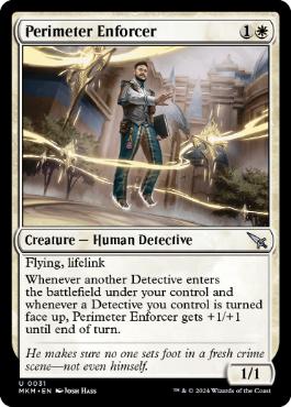 【ENG】【Foil】《捜査線の執行者/Perimeter Enforcer》[MKM]