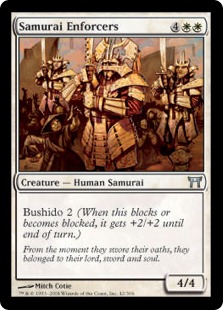 【ENG】【Foil】《侍の処罰者/Samurai Enforcers》[CHK]