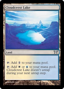 【ENG】【Foil】《頂雲の湖/Cloudcrest Lake》[CHK]