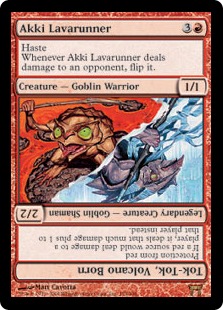 【ENG】《悪忌の溶岩走り/Akki Lavarunner》[CHK]