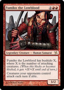 【ENG】【Foil】《卑血の芙巳子/Fumiko the Lowblood》[BOK]