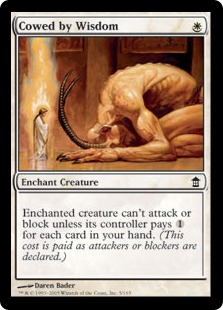 【ENG】【Foil】《知恵への怯え/Cowed by Wisdom》[SOK]