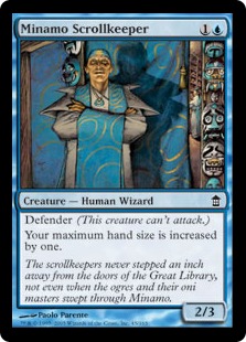 【ENG】【Foil】《水面院の巻物守り/Minamo Scrollkeeper》[SOK]