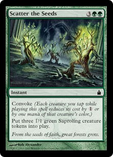 【ENG】【Foil】《種のばら撒き/Scatter the Seeds》[RAV]