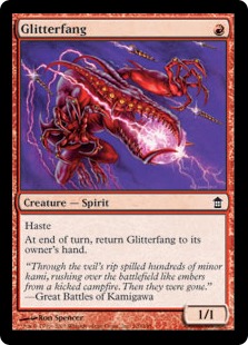 【ENG】【Foil】《閃き牙/Glitterfang》[SOK]