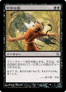 【JPN】【Foil】《切苦の影/Kiku's Shadow》[SOK]