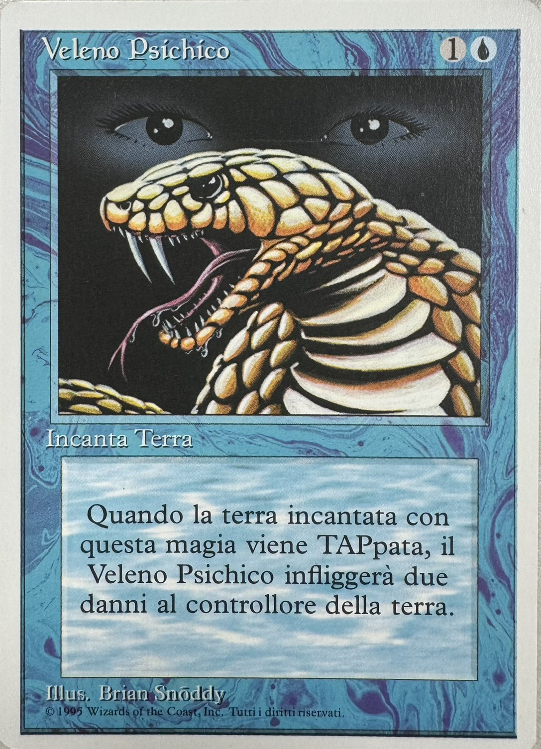 【ITA】《地の毒/Psychic Venom》[3ED]