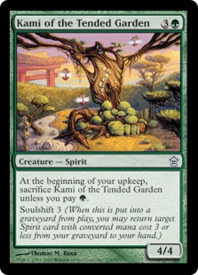 【ENG】【Foil】《手入れされた庭の神/Kami of the Tended Garden》[SOK]