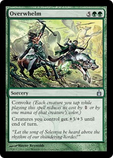 【ENG】【Foil】《圧倒/Overwhelm》[RAV]