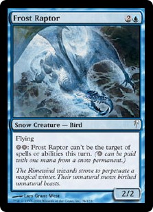 【ENG】【Foil】《霜の猛禽/Frost Raptor》[CSP]