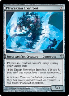 【ENG】【Foil】《ファイレクシアの鉄足/Phyrexian Ironfoot》[CSP]