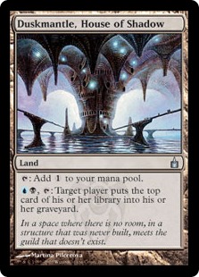 【ENG】【Foil】《影の家、ダスクマントル/Duskmantle, House of Shadow》[RAV]