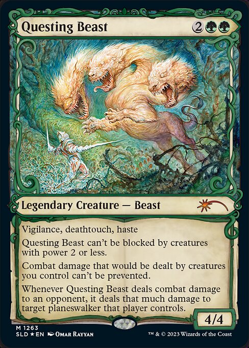 【ENG】【Foil】《探索する獣/Questing Beast》(1263)[Secret Lair]