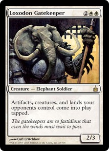 【ENG】《ロクソドンの門番/Loxodon Gatekeeper》[RAV]