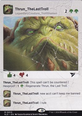 【ENG】《最後のトロール、スラーン/Thrun, the Last Troll》(810)[Secret Lair]