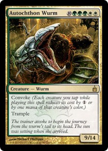 【ENG】《土着のワーム/Autochthon Wurm》[RAV]