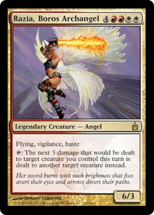 【ENG】《ボロスの大天使、ラジア/Razia, Boros Archangel》[RAV]