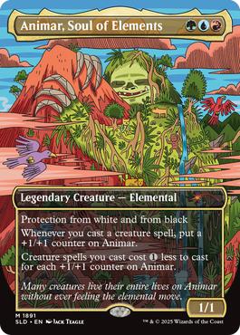 【ENG】【Foil】《精霊の魂、アニマー/Animar, Soul of Elements》(1891)[Secret Lair]