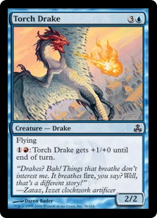 【ENG】【Foil】《松明ドレイク/Torch Drake》[GPT]
