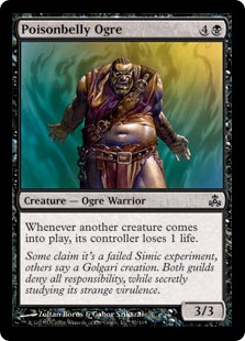 【ENG】【Foil】《毒腹のオーガ/Poisonbelly Ogre》[GPT]